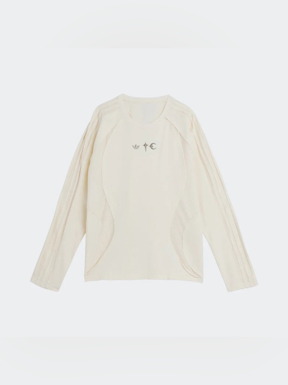 Adidas x Thug Club Teamgeist Long Sleeve T-Shirt Mens Cream-White XL